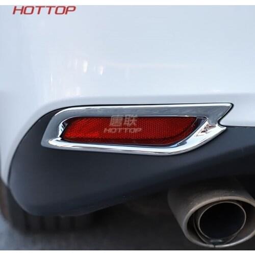 For Toyota Camry 2018 ABS Rear Face Fog Light Lamp Decorative Frame Cover Trim 2 Pcs / 2 Model