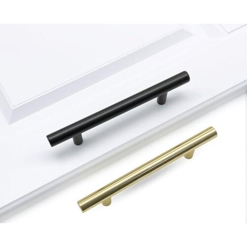 European Cabinet Door Handle Modern Drawer Wardrobe Door Knob Drawer Pull Modern Cupboard Cabinet Handles