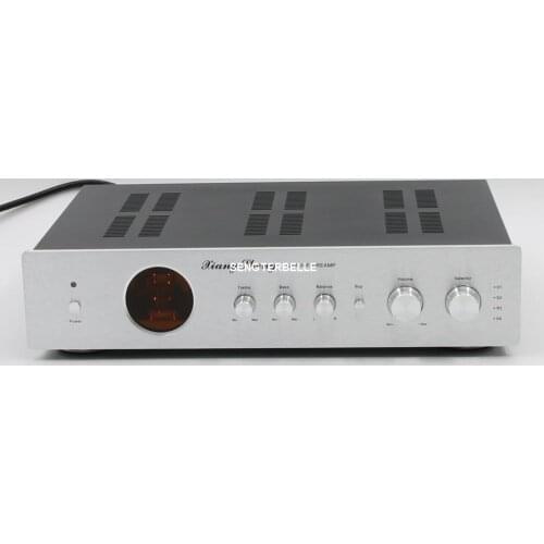 Finished Vacuum Tube Tone Preamplifier 12AT7 +12AU7 +6Z4 Hifi Amplifier Base On Wada Shigeru Circuit