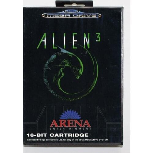 Alien 3 16bit MD Game Card For Sega Mega Drive/ Genesis with Retail Box