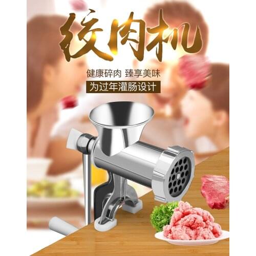 Multifunctional Meat Grinder Sausage Maker Aluminum Alloy Household Manual Sausage Filler Table Hand Crank Kitchen Tools