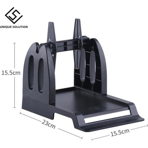 New Original External Barcode Zebra Printer Paper Stand Stent For Argox Datamax TSC Godex Printer (black)