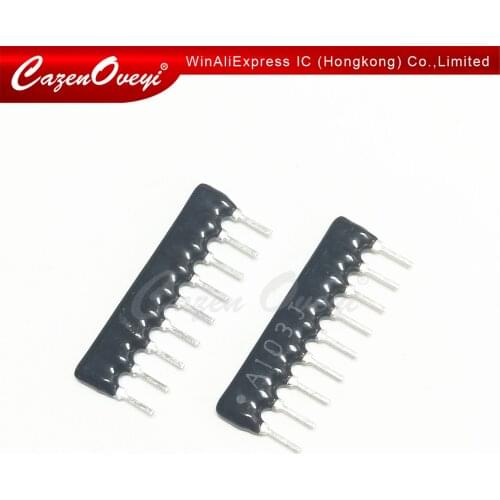 20pcs/lot DIP exclusion 9pin 220 ohm 220R A221 A221J Resistor In Stock In Stock