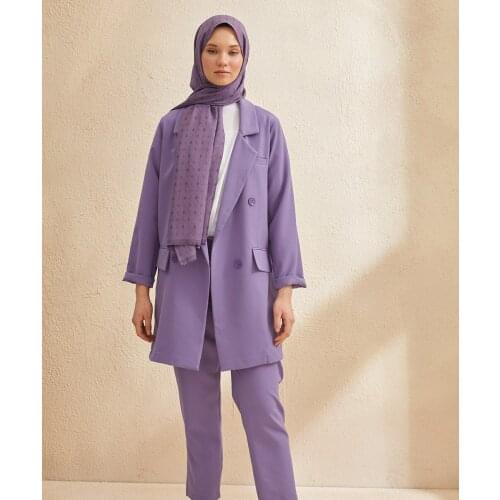 Salland Pearl Series Purple Color Shawl Comfortable Product Fashion Flexible and Breathable Comfy Fabric Quality Robust Original Does No Ironing Easy Use Quality Shawl Stylish Designs Casual Style PEAM001