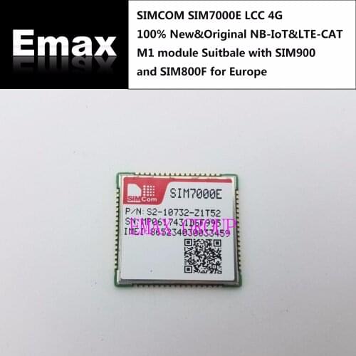 SIMCOM SIM7000E B3/B8/B20/B28 LCC 4G 100% New&Original SIM7000E NBIoT<E-CAT M1 module Suitbale SIM900 and SIM800F for Europe