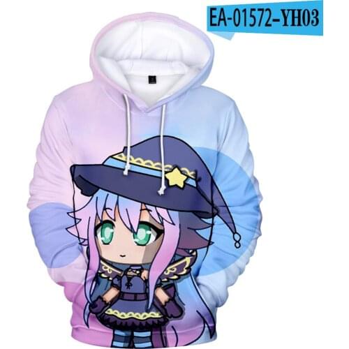 3D Print Game Gacha Life Hoodie Sweatshirt Men/women Unisex Hoodies Fashion Streetwear Boys/girls Long Sleeve Gacha Life Coat