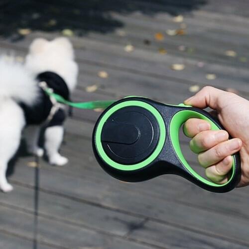 Durable Nylon Leash Material Retractable Walking Dog Leads Long Strong Automatic Extending Pet Leash for Overall Dogs Cats
