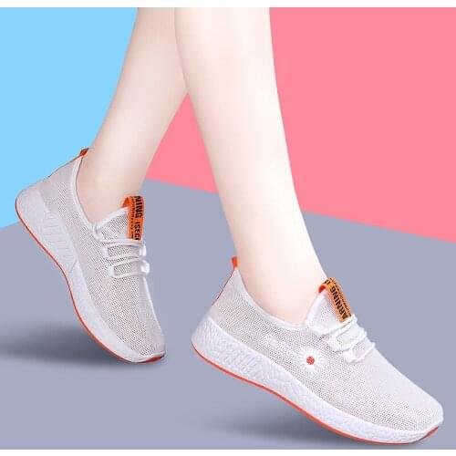 Summer Running Shoes For Women Lace-up Sneakers Breathable Air Mesh Women Fitness Sports Shoes High Quality Athletic Footwear