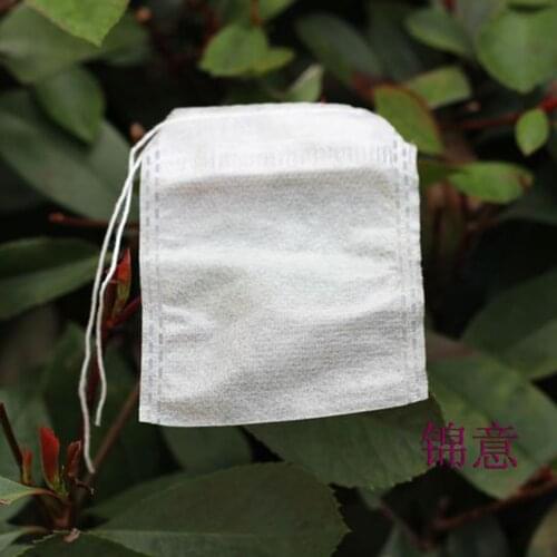 100Pcs/Lot Teabags 5 x 7CM Empty Scented Tea Bags With String Heal Seal Filter Paper