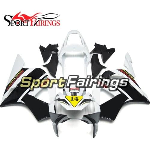 Injection Plastic ABS Motorbike Fairing Kits For Honda CBR900RR 954 02 03 Year 2002 2003 CBR954RR Full Cover White Black Stripes