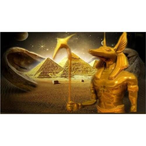 5D DIY Full Round/Square Diamond Painting "Pyramids Of Egypt" 3D Embroidery Cross Stitch Rhinestone Mosaic Home Decor Y202