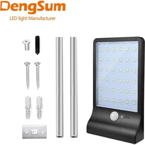 [DENGSUM]PIR motion sensor Solar Street light 1 modes Outdoor light wall lamp Waterproof Energy Saving Yard Path Home Garde