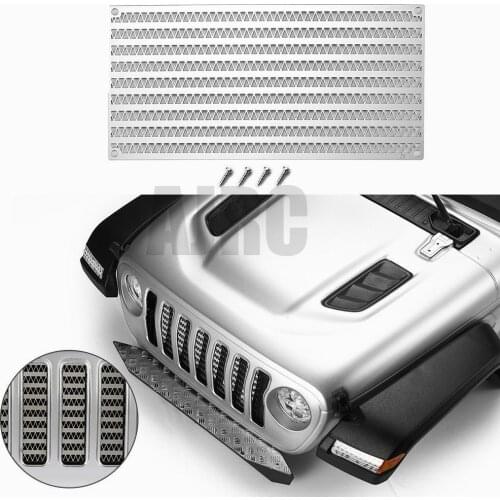 For 1/10 Axial SCX10 III RC Car Accessories Mesh Grille Simulation Intake Hood Radiator Box