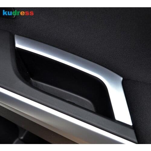 For Suzuki S-cross SX4 Crossover 2014-2016 2017 2018 ABS Matte Inner Interior Door Armrest Cover Trim Frame Auto Accessories