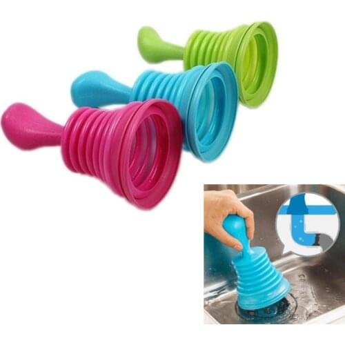 Family Sink Drain Pipeline Dredger Cup Piston Sink Drain Cleaners Suction Toilet Brush Suction Cups Toilet Plunger