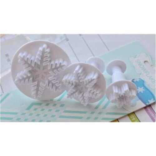 Snowflake shape cake cut mold cookie mould fondant cake mold