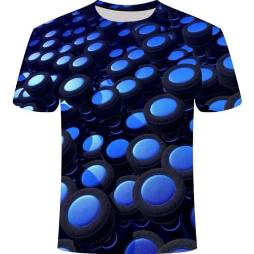 Mens 3d Tshirts Fashion Summer T Shirt Top Streatwear Men Cool Geometry 3d Male Hip Hop Tees Plus Size 2021 New streetwear Tops
