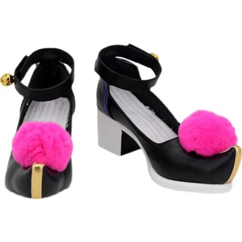 Game Genshin Impact Qiqi Cosplay Halloween Carnival Party Shoes Custom-made