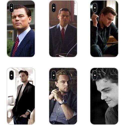 Handsome Leonardo Dicaprio Actor For Apple iPhone X XR XS MAX 4 4S 5 5S 5C SE 6 6S 7 8 Plus ipod touch 5 6 Accessories Skin Case