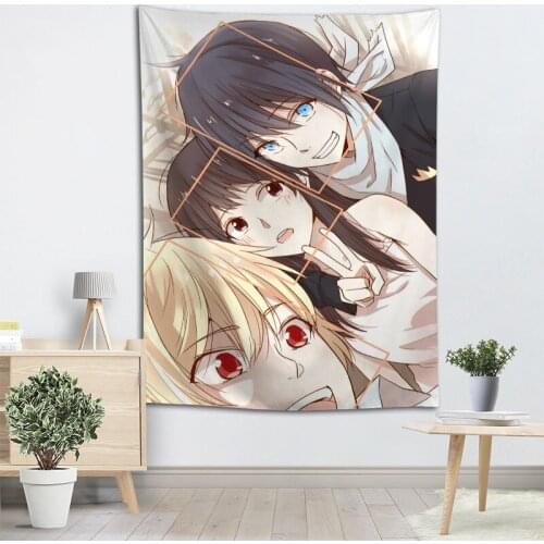 Nice Noragami Tapestry Wall Hanging Decor Wall Cloth Tapestries Home Decoration Accessories Psychedelic Carpet Decorative 2.25