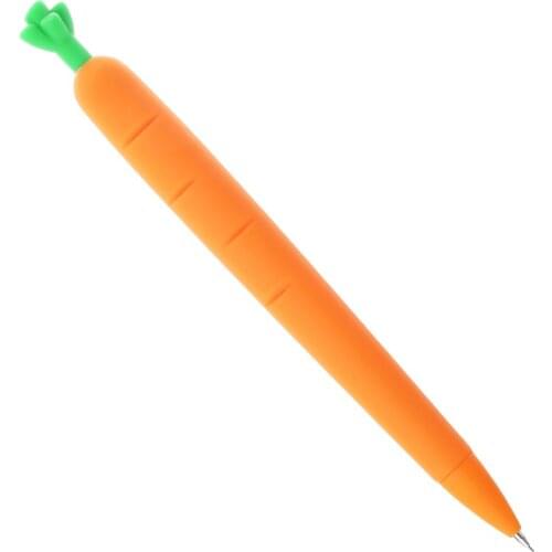0.5mm Kawaii Carrot Mechanical Pencil Automatic Pen School Supplies Stationery