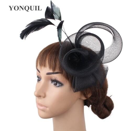 Fahion European Hair Bands Floral Fascinators Attractive Crinoline Fascinators Accessories Derby Cocktail Headbands Hats MYQ040
