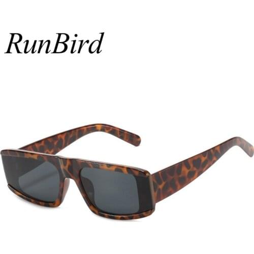 Fashion Small Rectangle Sunglasses Women Vintage Flat Top Blue Yellow Eyewear Ins Popular Men Sun Glasses Shades UV400 5506