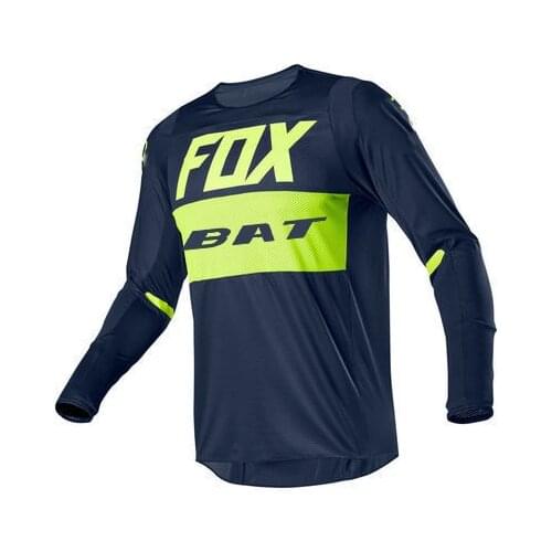 NEW 2021 BAT Fox Jersey Motocross Cycling Off Road Dirt Bike Riding ATV MTB DH Racing Long Sleeve Shirt FXR Motorcycle Jersey