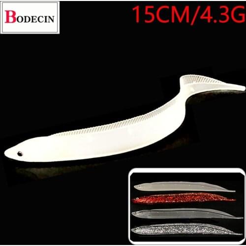 Knife Blade Fish Swimbait Eel Soft/Artificial/Silicone/Big Bait For Fishing Baubles/Lure/Tackle/Wobbler Sea Trout/Trolling Lures