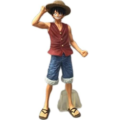 One Piece Limited Monkey D Luffy 25cm PVC Figma Model Movable Action Figure Cartoon Anime Archetype Toys Gift Doll Collectible