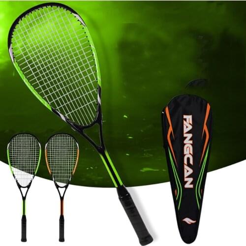 Professional Squash Racket Racquet Aluminum With Carbon Fiber Material For Squash Sport Training Beginner With Carry Bag