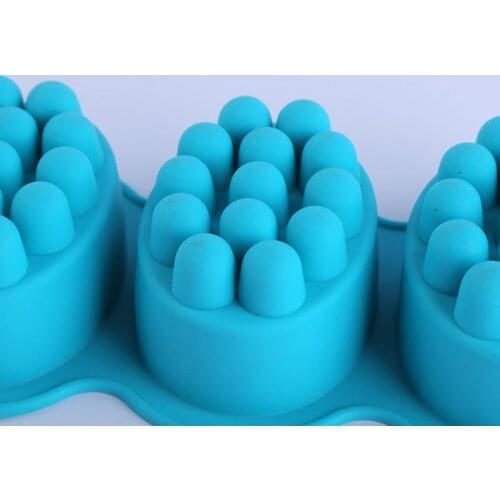 YYSD Silicone Massage Bar Soap Molds - SJ Silicone Molds for Soaps Making, Handmade Soap Molds, Nonstick & BPA Free