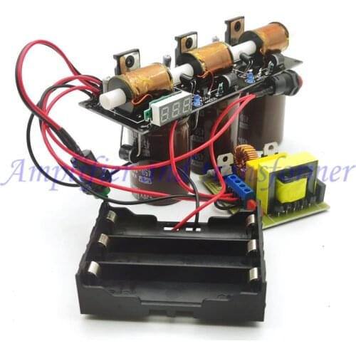 Three-stage high-voltage integrated electromagnetic gun, simple multi-stage diy coil gun kit, physics experiment teaching model