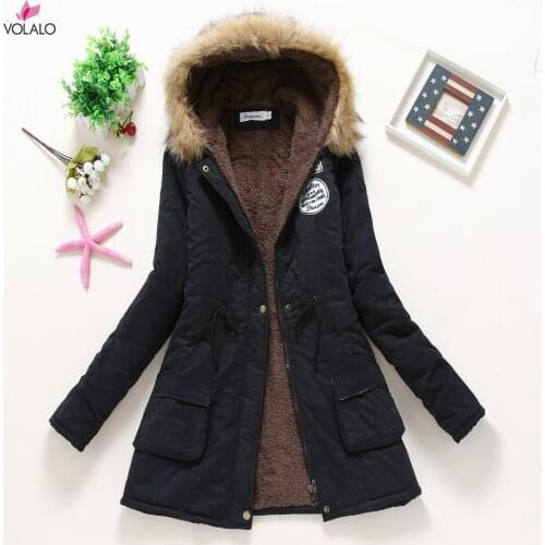 VOLALO Women's Parkas With A Hood