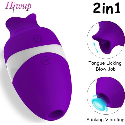 Sucking Vibrator for Women Nipple Sucker Clitoris Stimulator Oral Tongue Pussy Licking G-Spot Sex Toys Adult Couple18 waterproof