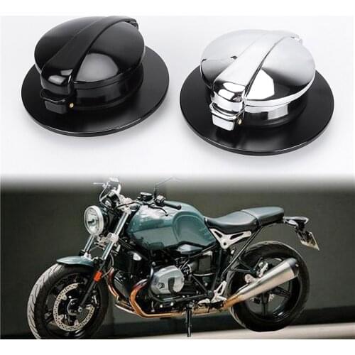 JIUWAN 1pc For BMW R Nine T R 9T Aluminum Motorcycle Petrol Fuel Gas Tank Cap Motorcycle Fuel Tank Protective Cover Accessories