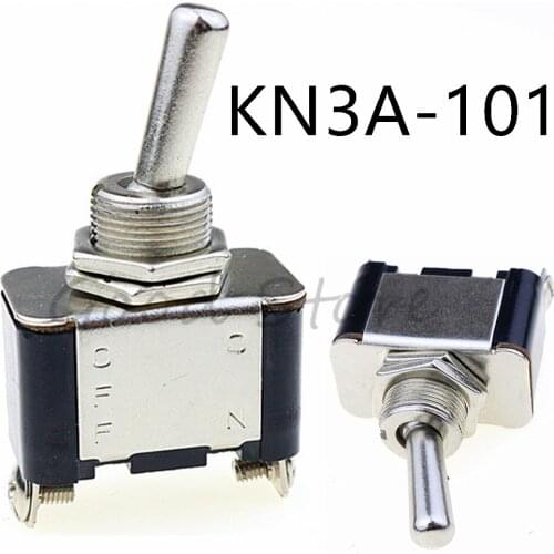 1PCS KN3A-101 12V 24V automotive headlight switch gear switch toggle switch ON-OFF