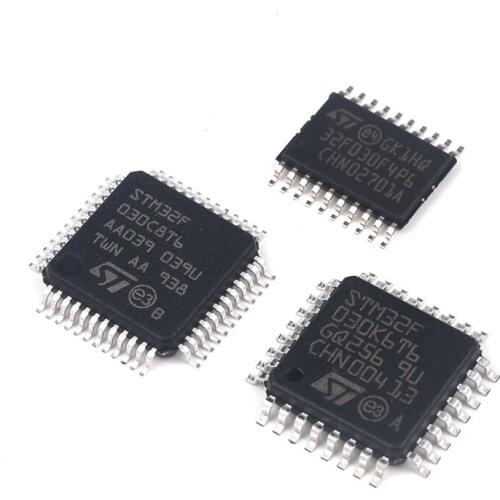 10PCS/LOT STM32F030C8T6 MCU Single Chip Microcontroller STM32F C8T6/K6T6/F4P6