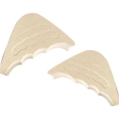 2 Pairs Big Toe Filler Foot Brace Pads Adjustable Unisex Flat Shoe Sneaker Plugs Anti-slip Pad Insoles Supports Pads Pain Relief