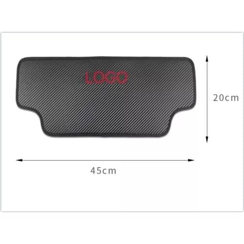 For Nissan Qashqai J11 2016 -2019 Carbon fiber pattern Seat Back Protector Shockproof Protective Pad Anti kick pad 2 pieces