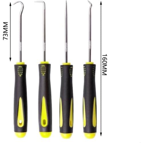4PCS/Set Durable Car Remover Tool Set Auto Car Pick and Hook Set O Ring Oil Seal Gasket Puller Remover Craft Hand Mechanic Tools