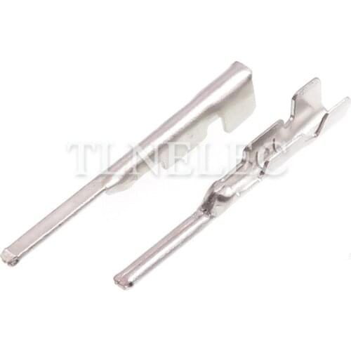 50pcs 0.6 Series Car Waterproof Male Splice Wiring Terminal Automobile Crimping Connector Spade Terminals DJ611-G1.2X0.6A