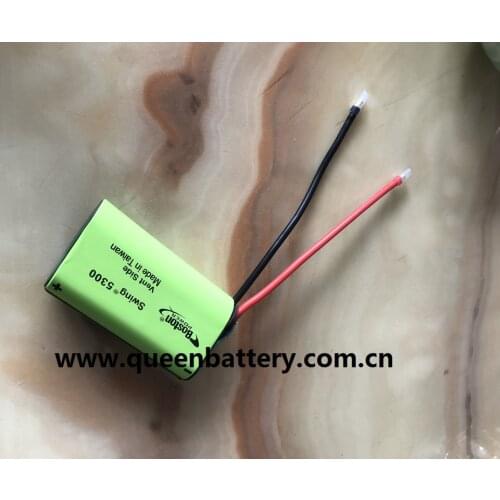 1s1p 3.6v 3.7v boston power 5300mah swing battery pack with 16awg silicon wires