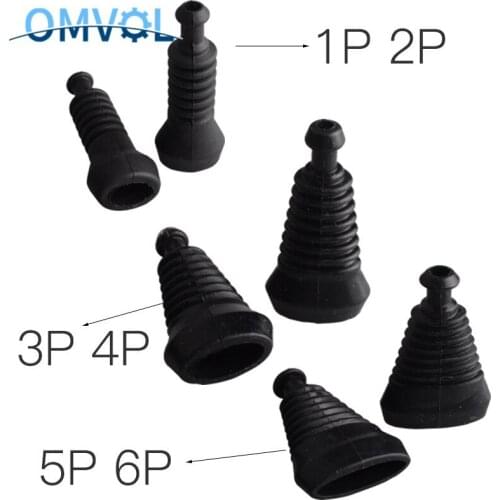 1.5MM AMP/HID Auto Automotive HID Connectors sheath Car 123456Pin waterproof plug Soft sheath/jacket