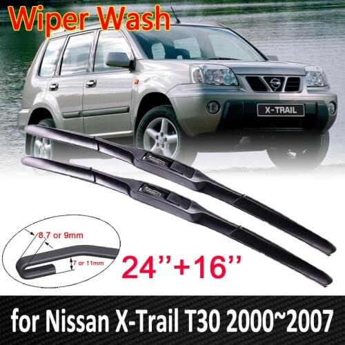 Car Wiper Blades for Nissan X-Trail T30 2000~2007 Windscreen Windshield Wipers Car Accessories 2001 2002 2003 2004 2005 2006