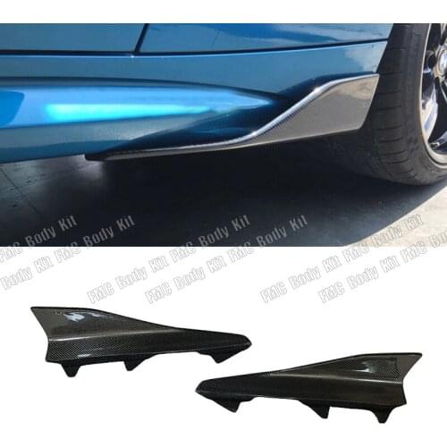 Carbon Fiber / FRP Side Skirts Splitters Cupwings Winglets for BMW 2 Series F87 M2 M2C Competition 2016 - 2021 Canards Apron