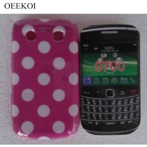 OEEKOI Polka Dots Pouch Cover Case for Blackberry 9700 Phone Bags Free