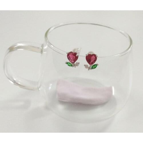 Flower Ear Studs Jewelry New Fashion Accessories 925 Sterling Silver Earrings For Women From BESTE FOOK JEWELRY