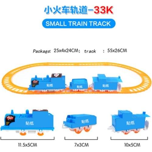 Childrens Electric DIY Racing Car Track Train Puzzle Assembled Toy Railway Track Playset Cars Educational Toy For Children