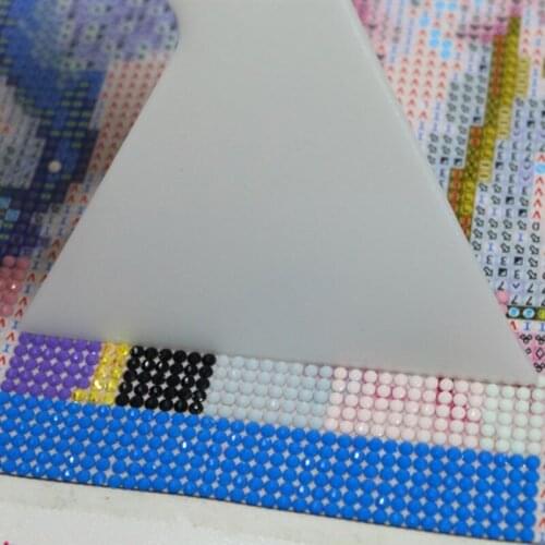 Fixed Tool For DIY Diamond Painting Cross Stitch correction tool Diamond Embroidery Accessories Scraper Regulator mold Scraper